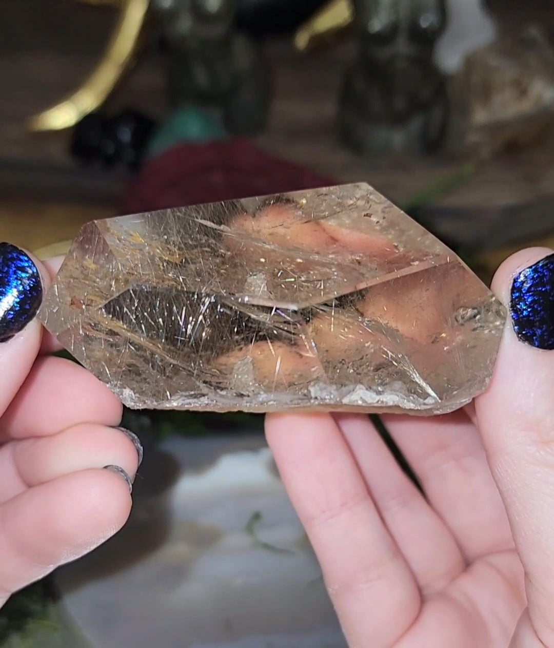 Rutilated Manifestation Quartz Freeform