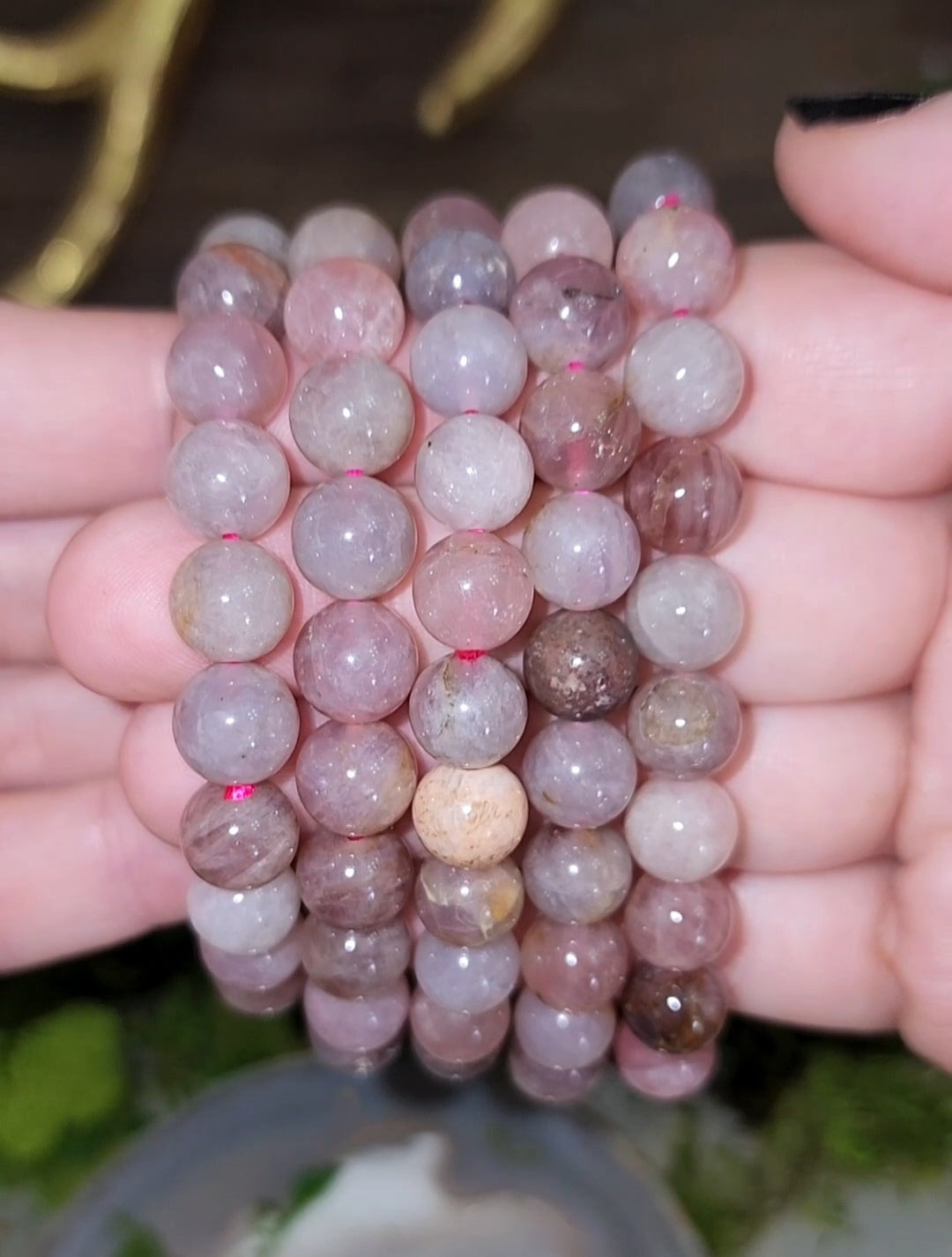 8mm Pink Amethyst Bracelet