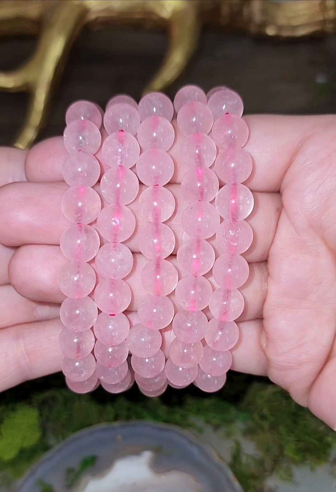 8mm Rose Quartz Stretch Bracelet