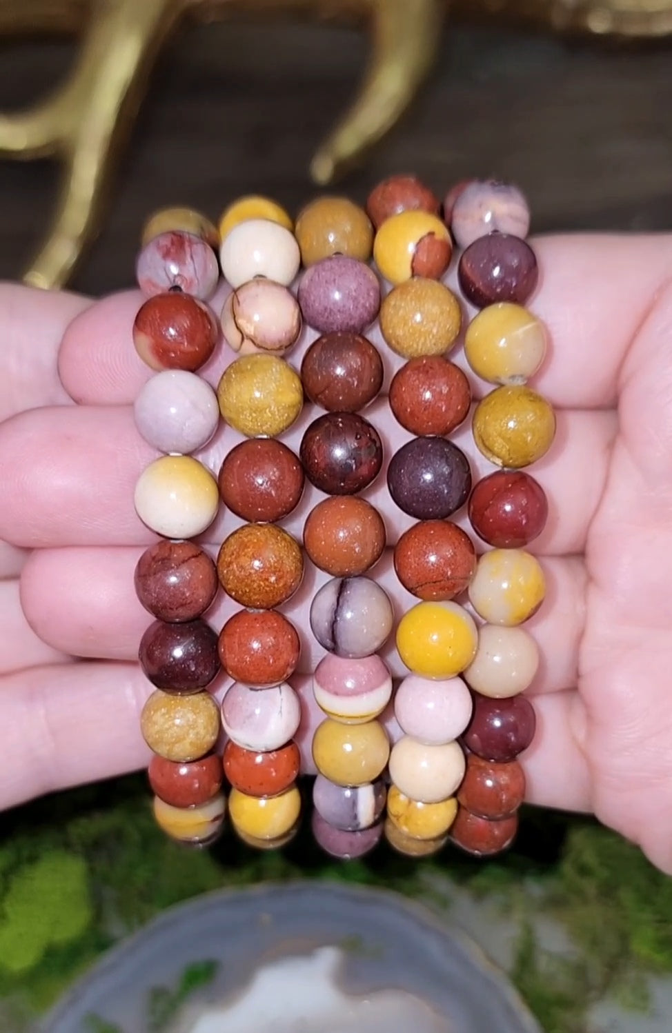 8mm Mookaite Stretch Bracelet