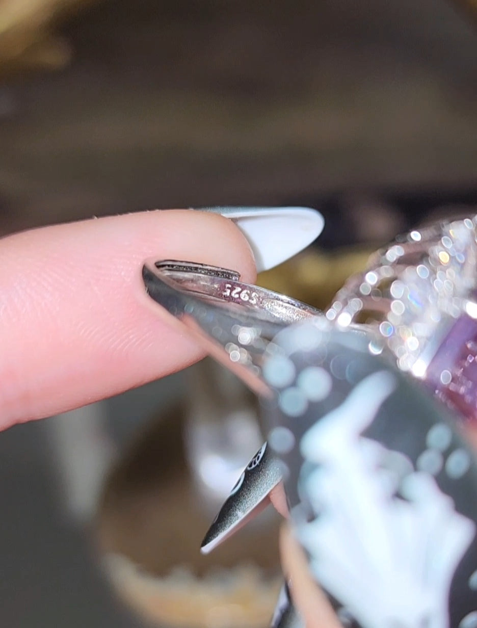 Lavender Moon Quartz Cocktail Ring