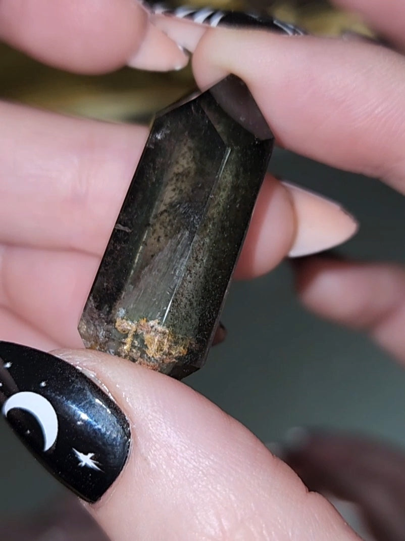 Garden Quartz Point Pendant F