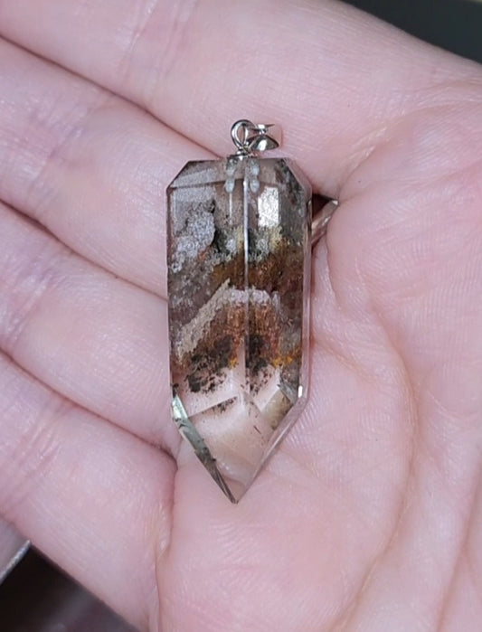 Garden Quartz Point Pendant G