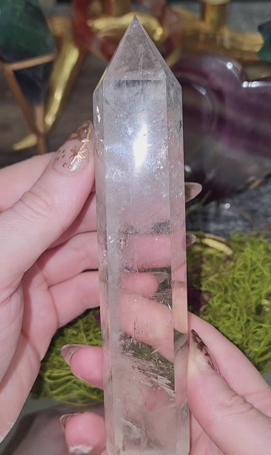 Clear Quartz Tower C