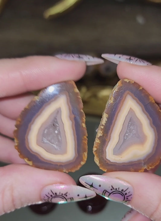 Fighting Blood Agate Geode I