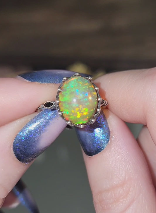 Fire Opal Ring