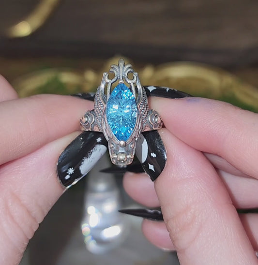 Blue Topaz Dragon