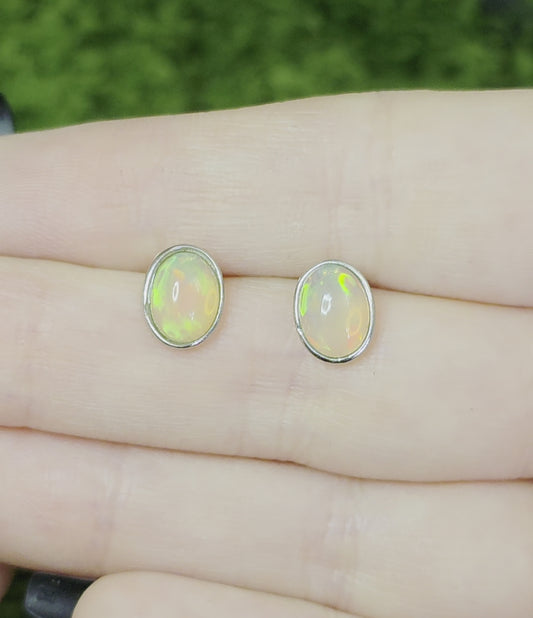 Translucent Opal Earrings