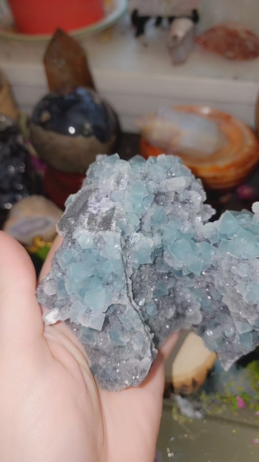 Sugar Fluorite Specimen