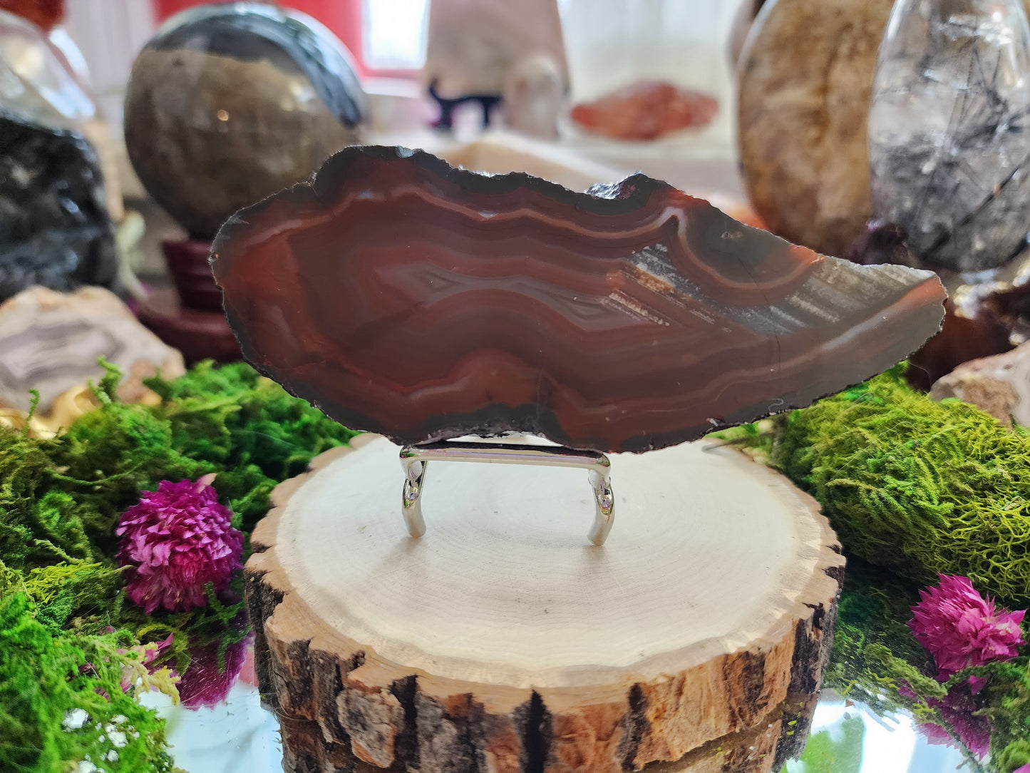 Red Agate Slab