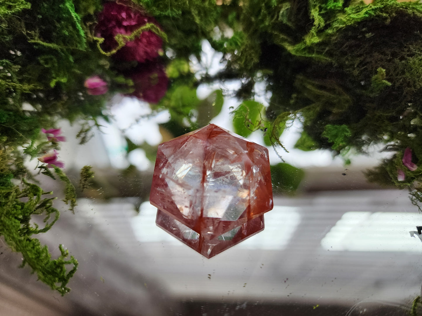 Fire Quartz Hexagon