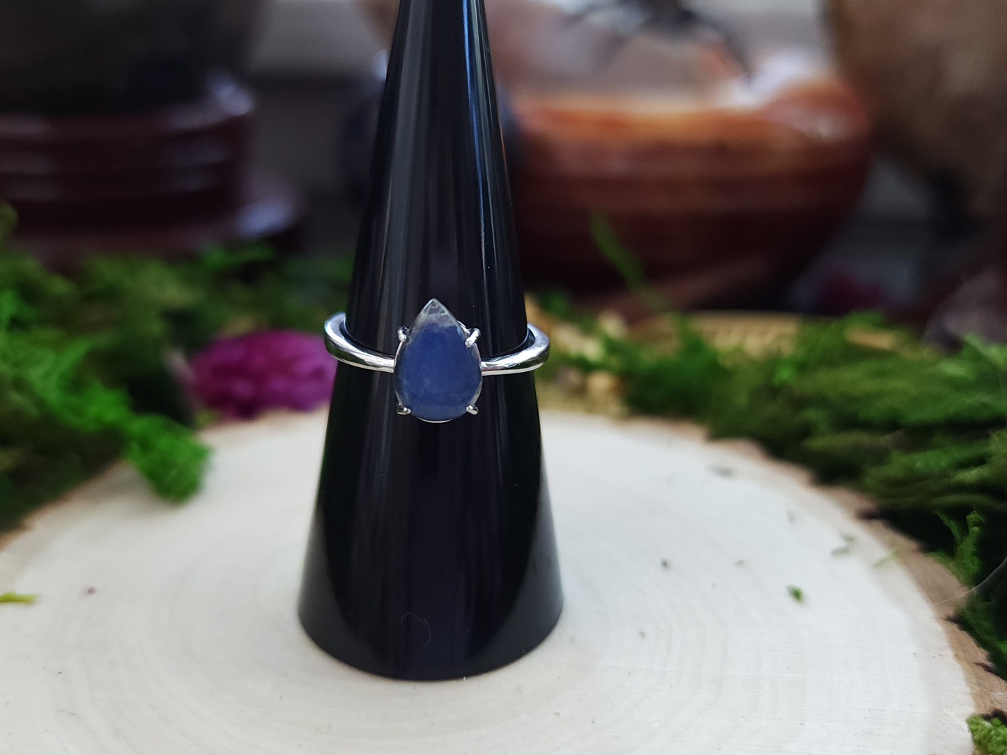 Labradorite Teardrop Ring A