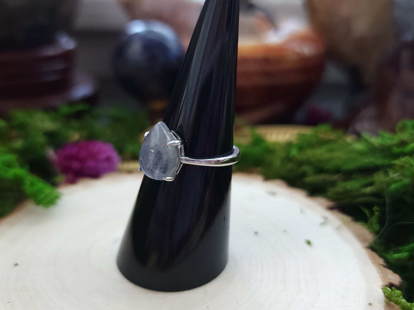 Labradorite Teardrop Ring B