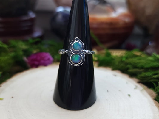 Blue Opal Ring B