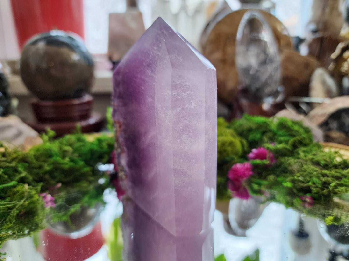 Fluorite Raw Spine Point