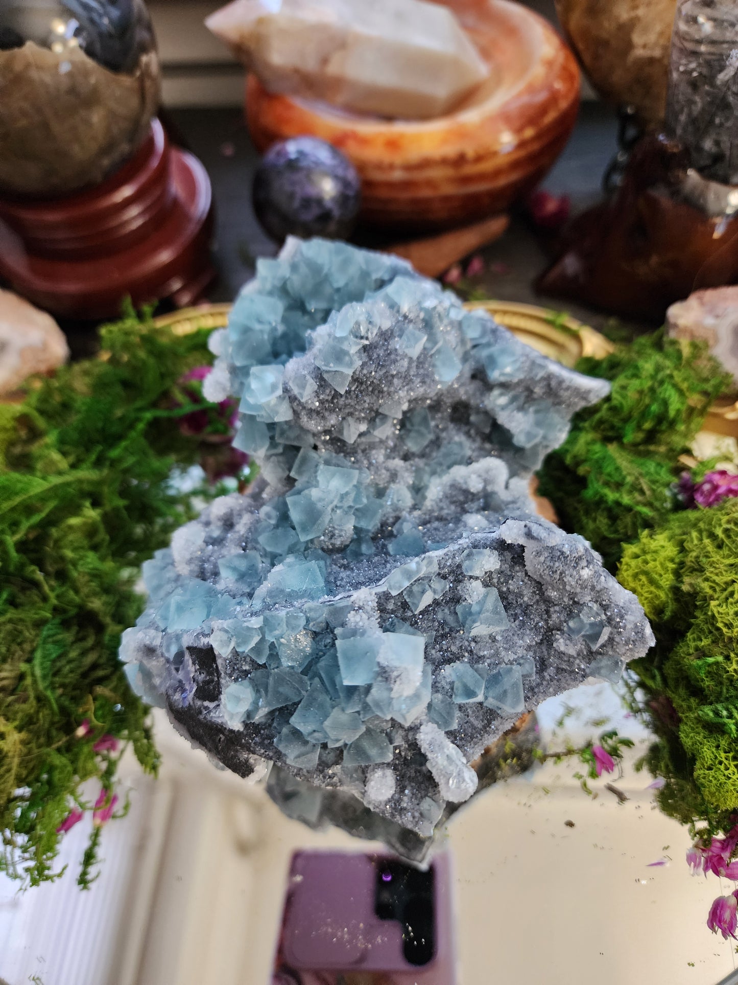 Sugar Fluorite Specimen