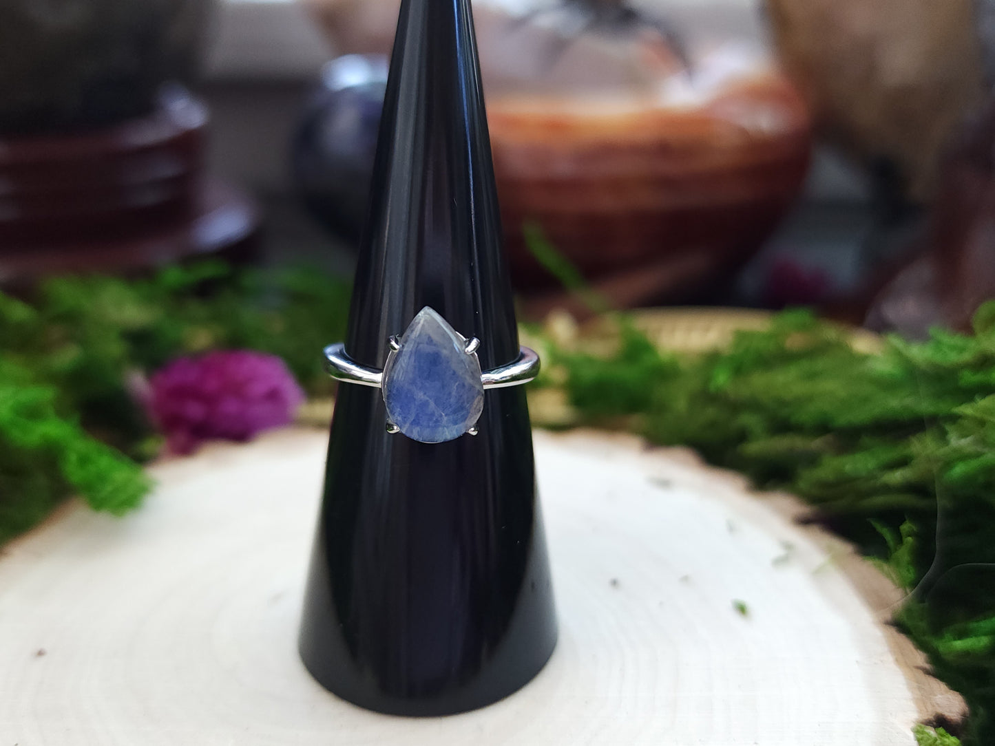 Labradorite Teardrop Ring B