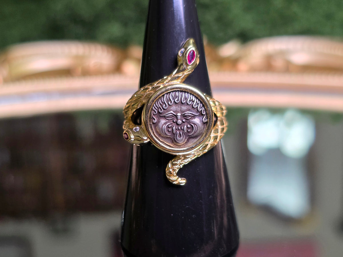 Ruby Gorgon Ring