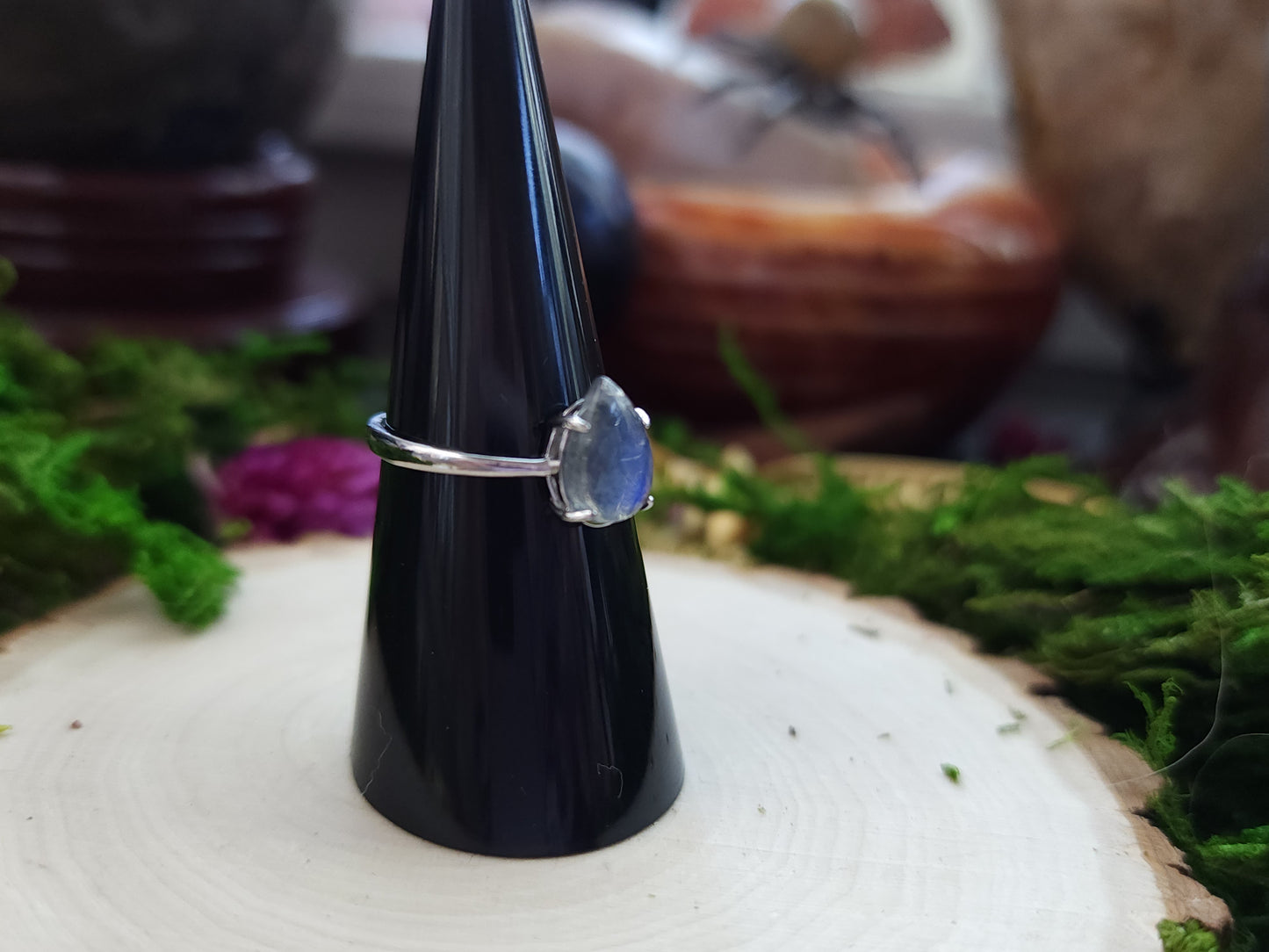 Labradorite Teardrop Ring A