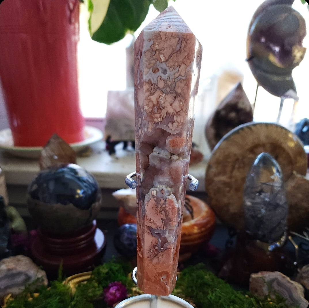 Pink Agate Wand B