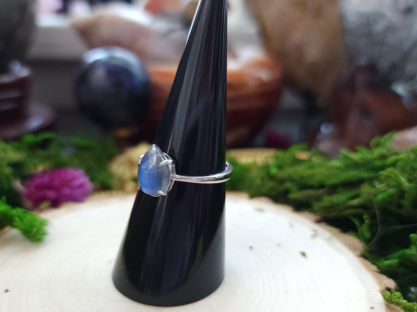 Labradorite Teardrop Ring A