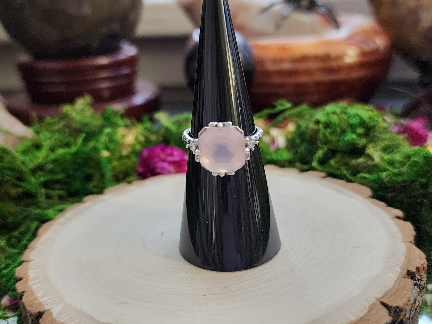 Rose Quartz Ring