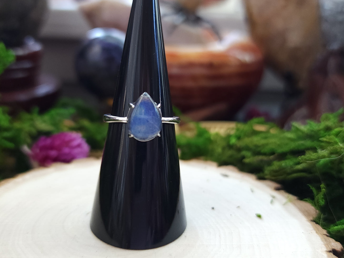 Labradorite Teardrop Ring C